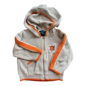 Burberry Toddler Baby Kids Zip Up Knit Hoodie Cardigan 12M